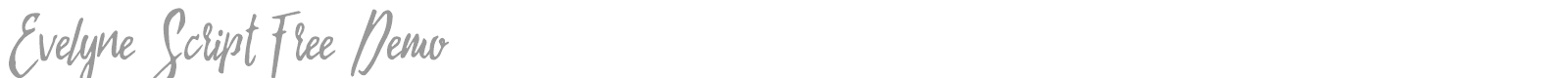 Evelyne Script font preview